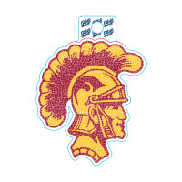 USC Trojans Mascot Vintage Sticker